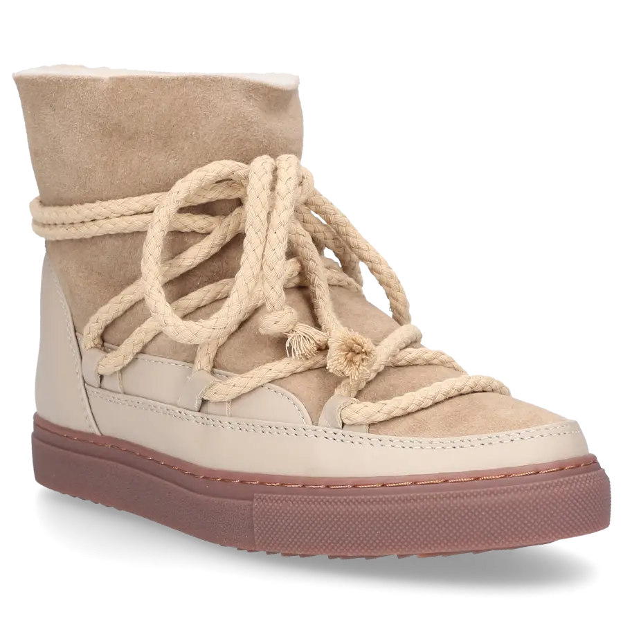 INUIKII - Snowboots CLASSIC Veloursleder - beige