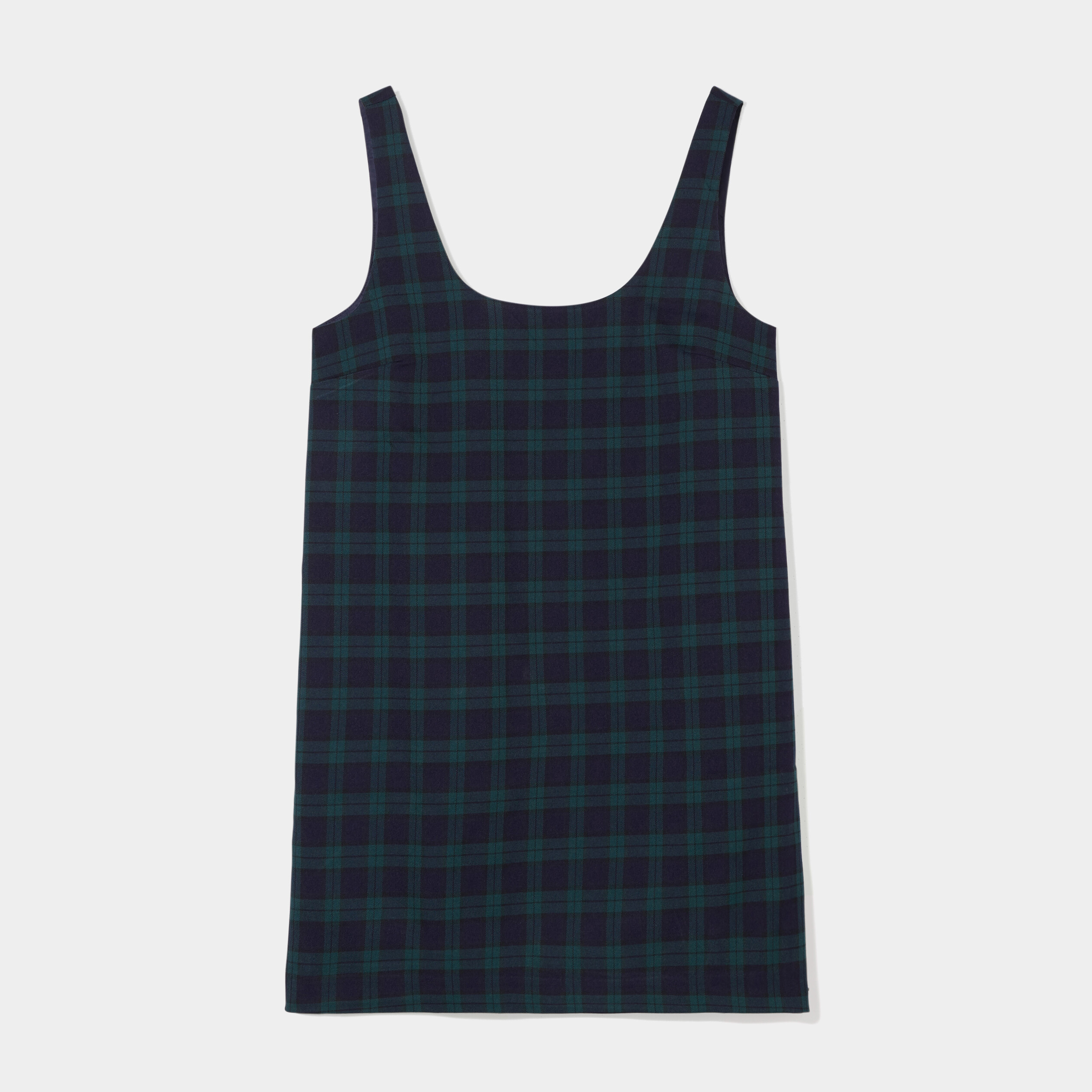Robe chasuble droite courte bleu marine femme | La Halle