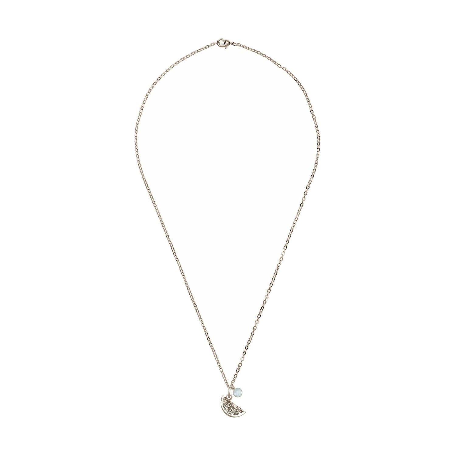 Kette mit Anhänger 'ORANGE Chalcedon'