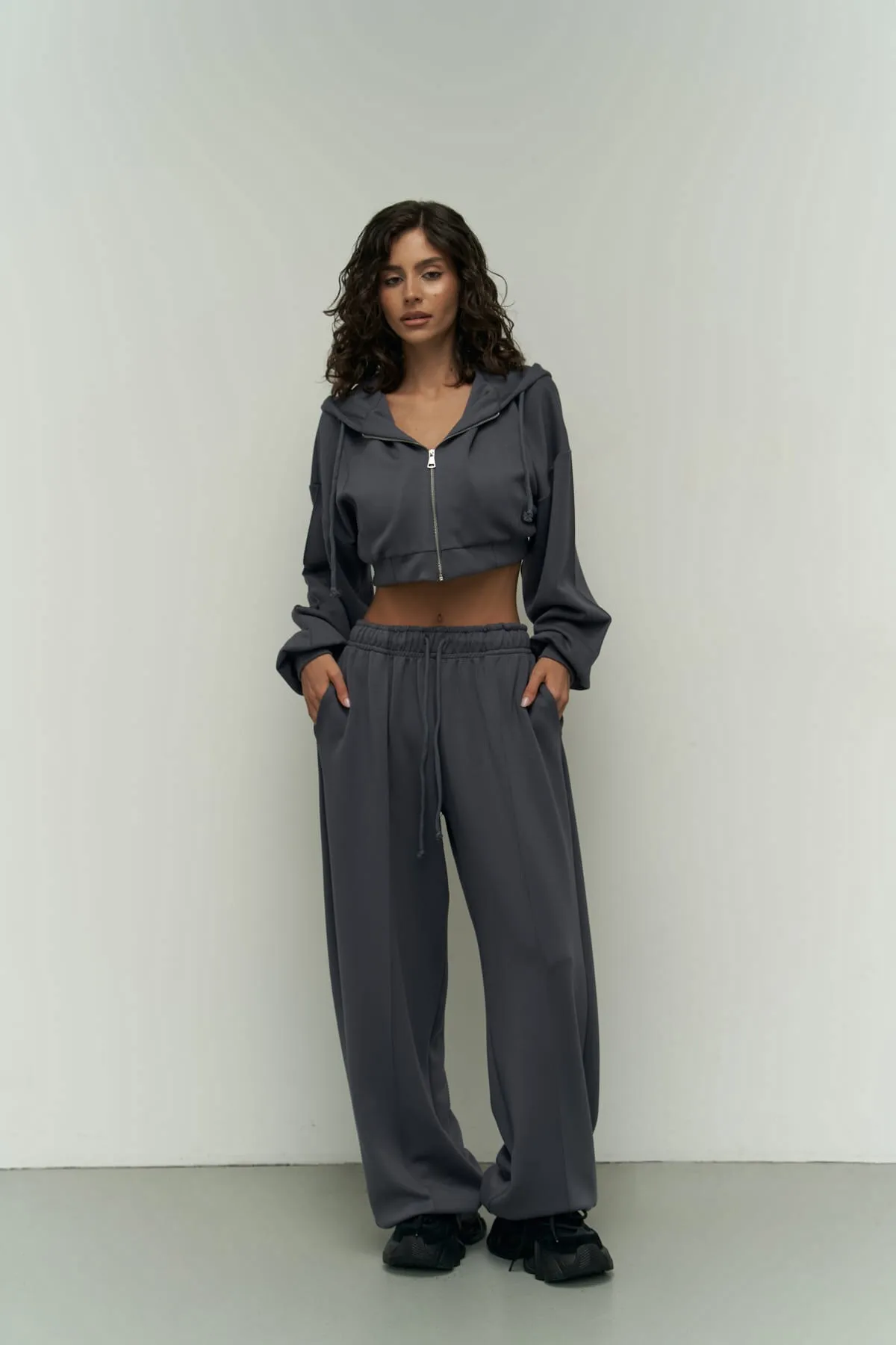 MAİ COLLECTİON  Zweiteiler - Grau - Regular Fit