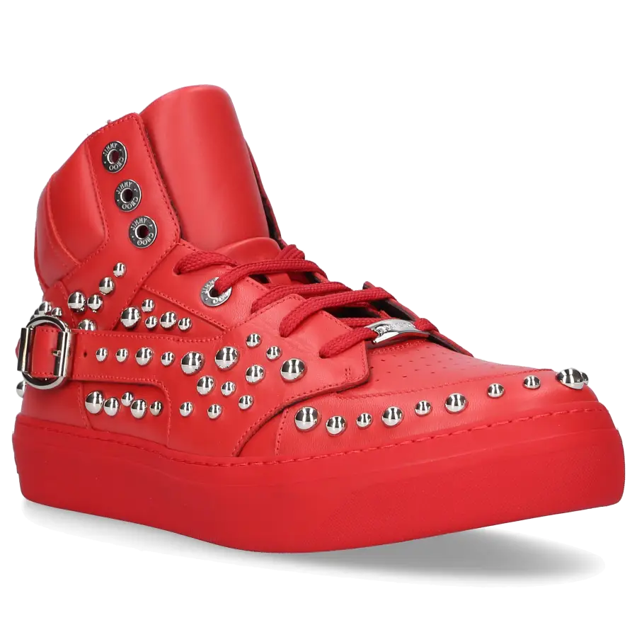 Jimmy Choo - Sneaker high RUBEN Kalbsleder - rot