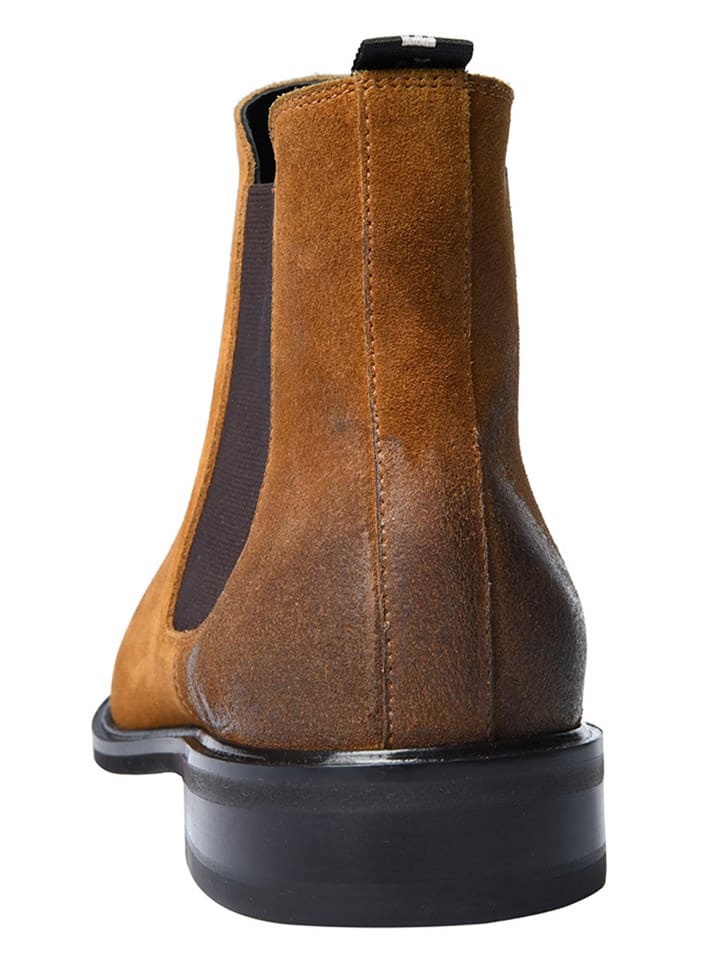 GORDON & BROS Leder-Chelsea-Boots ''Paul'' in Hellbraun günstig kaufen