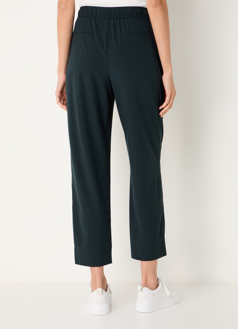 OPUS Mefini mid waist regular fit cropped chino with side pockets