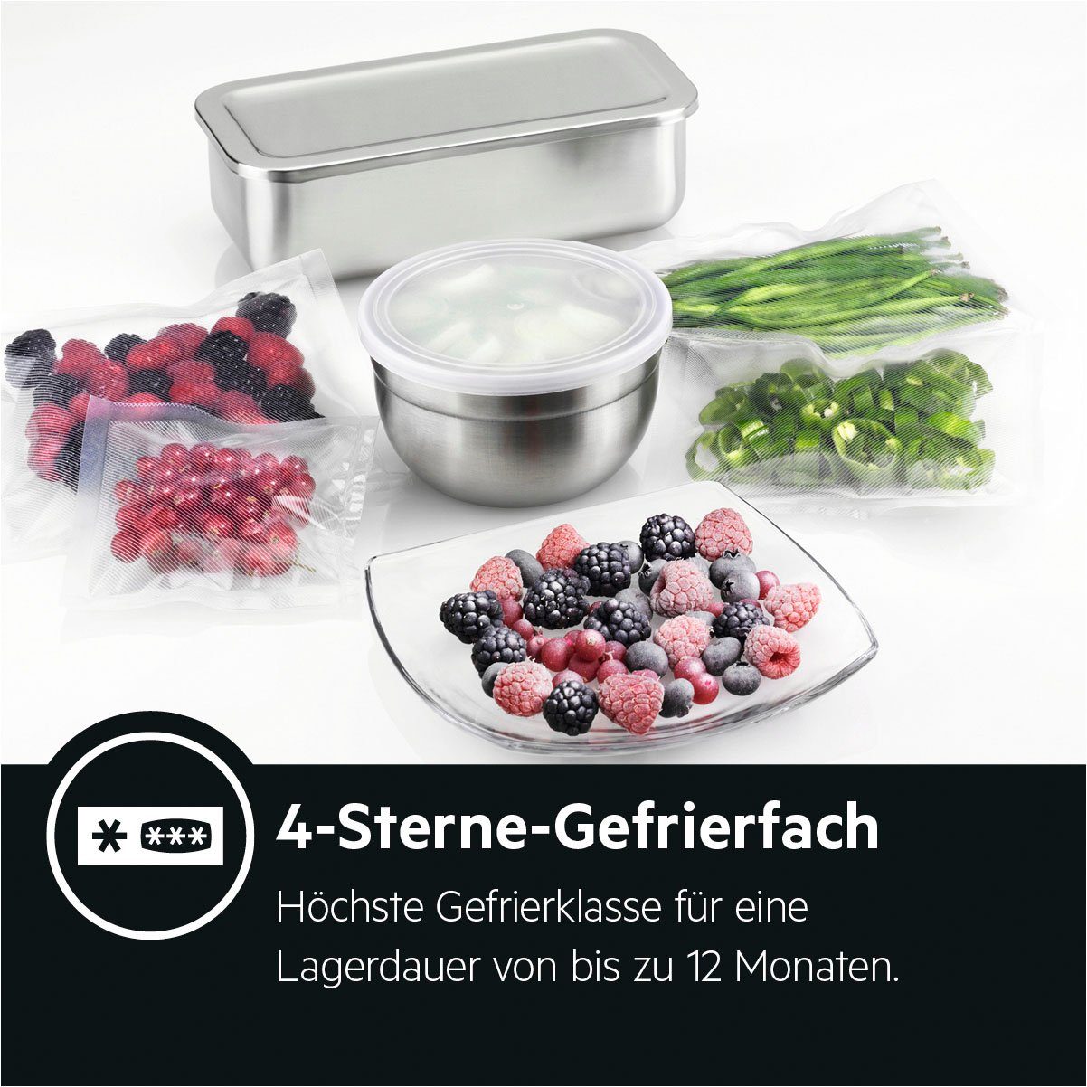 AEG Kühl-/Gefrierkombination RCB736D5MX, 201 cm hoch, 59,5 cm breit