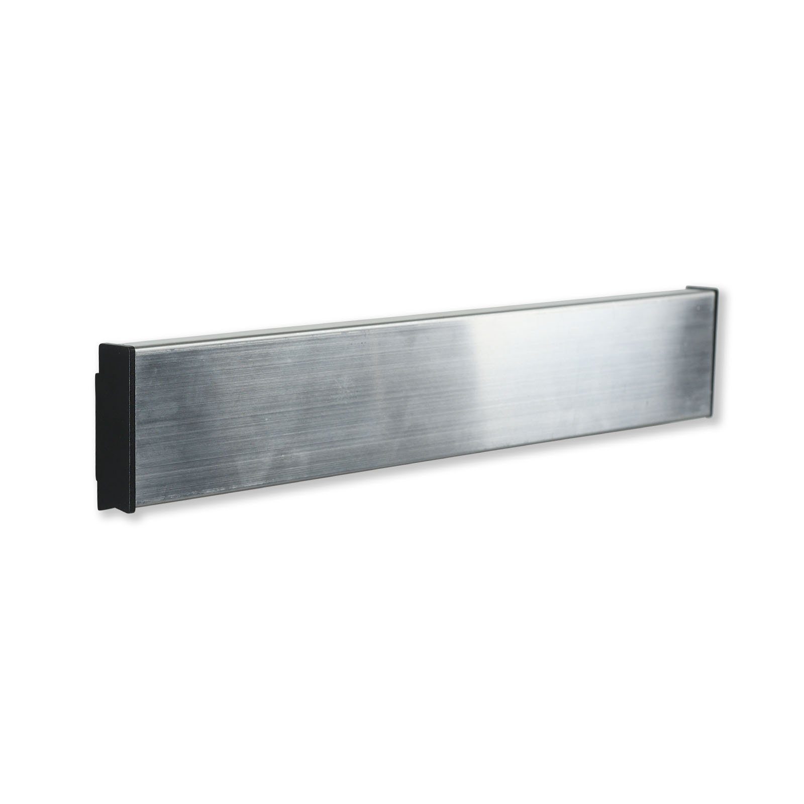 SOSmart24 Wand-Magnet Messer-Leiste SOSmart24 JUST SILVER Magnetleiste Messer ohne Bohren aus Edelstahl 30 cm - Silber Matt gebürstet - NORDIC MINIMALISM - Messerhalter Messerleiste Messerblock magnetisch Messermagnetschiene Haken (1tlg), Magnetisch