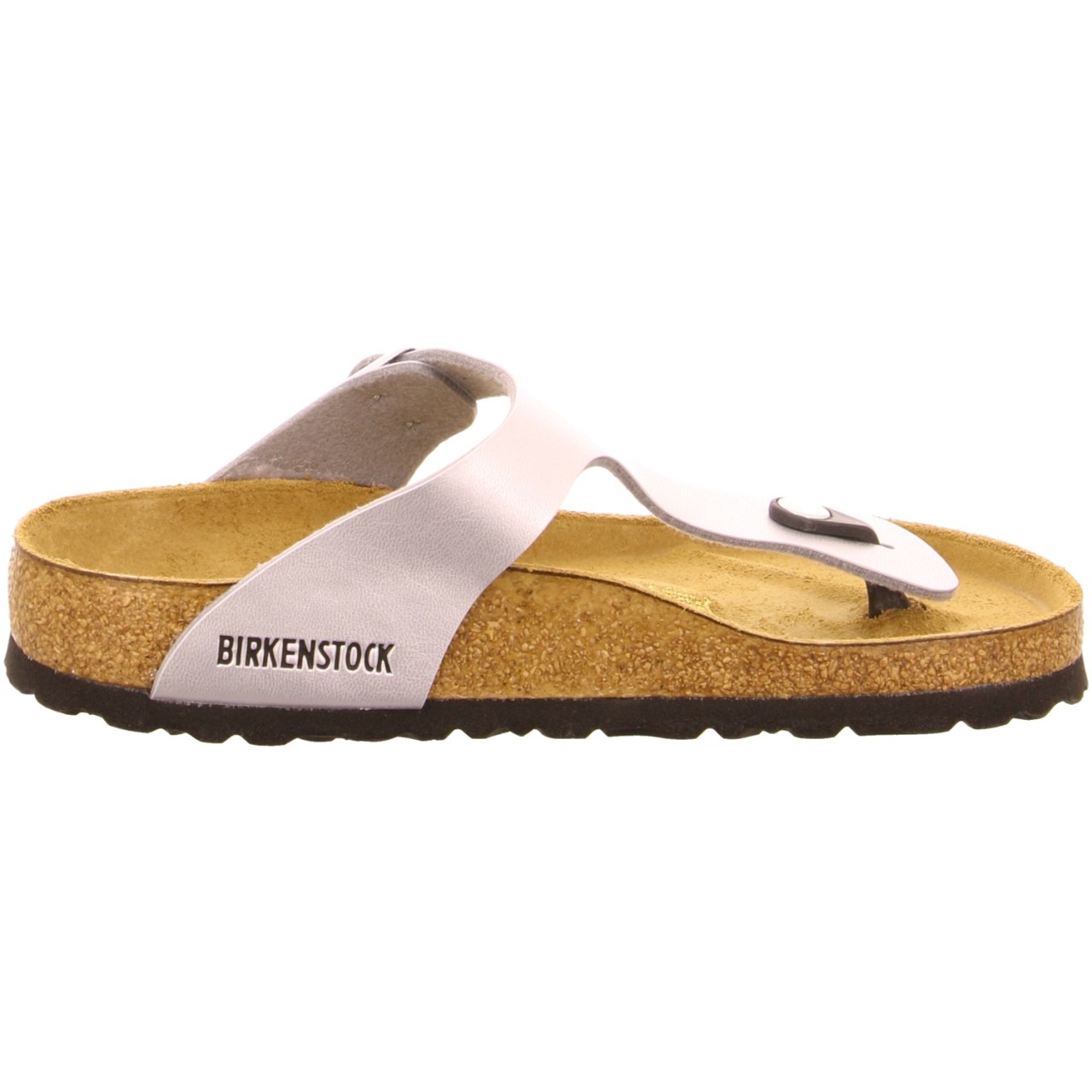 BIRKENSTOCK Zehentrenner silber Gizeh