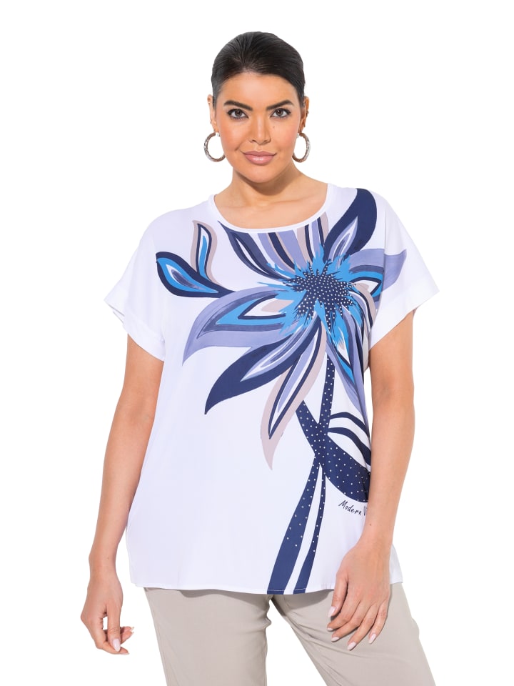 Ulla Popken Shirt in schneeweiß günstig kaufen