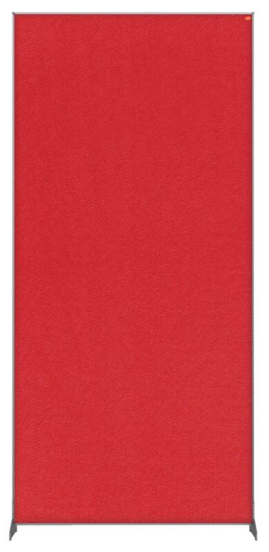 Nobo Freistehender Raumteiler Impression Pro Filz Rot 1800 x 800 x 300 mm