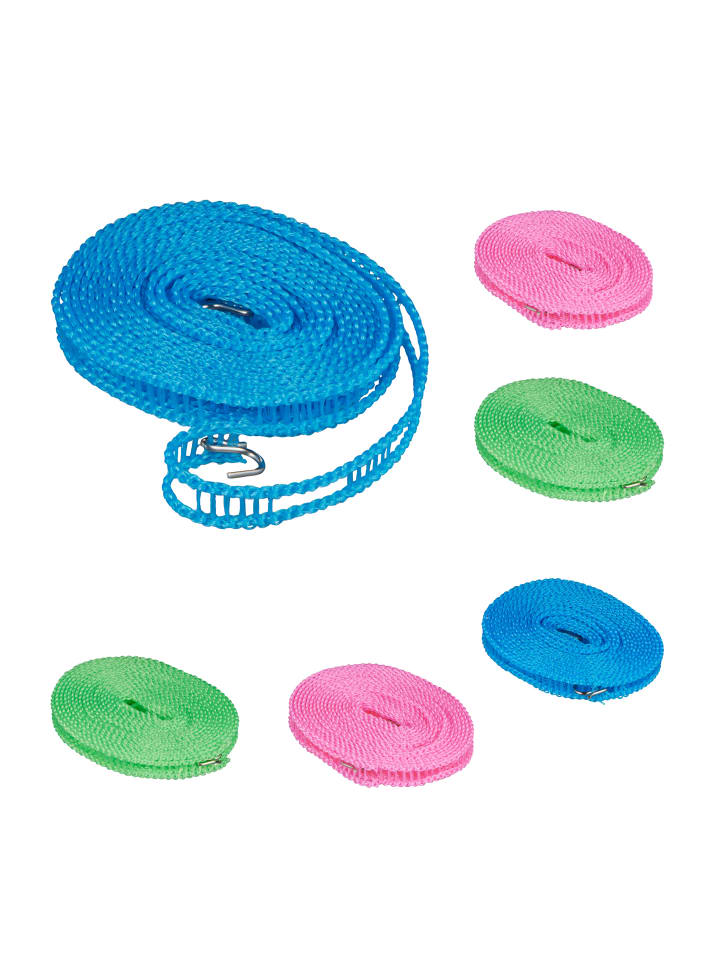 relaxdays 6 x Wäscheleine - 5 m günstig kaufen onesize