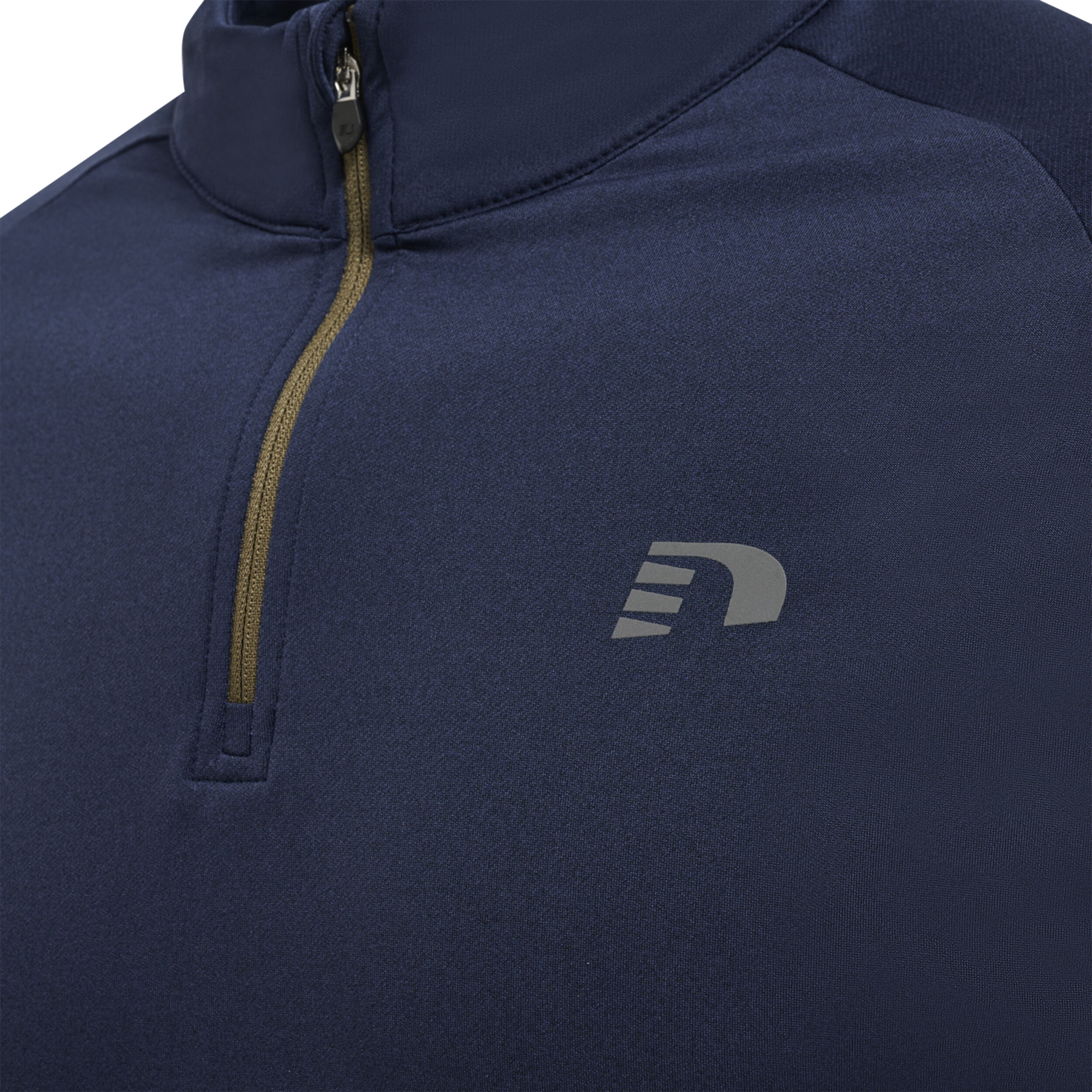 Half-Zip Longsleeve Herren - Dunkelblau, Oliv