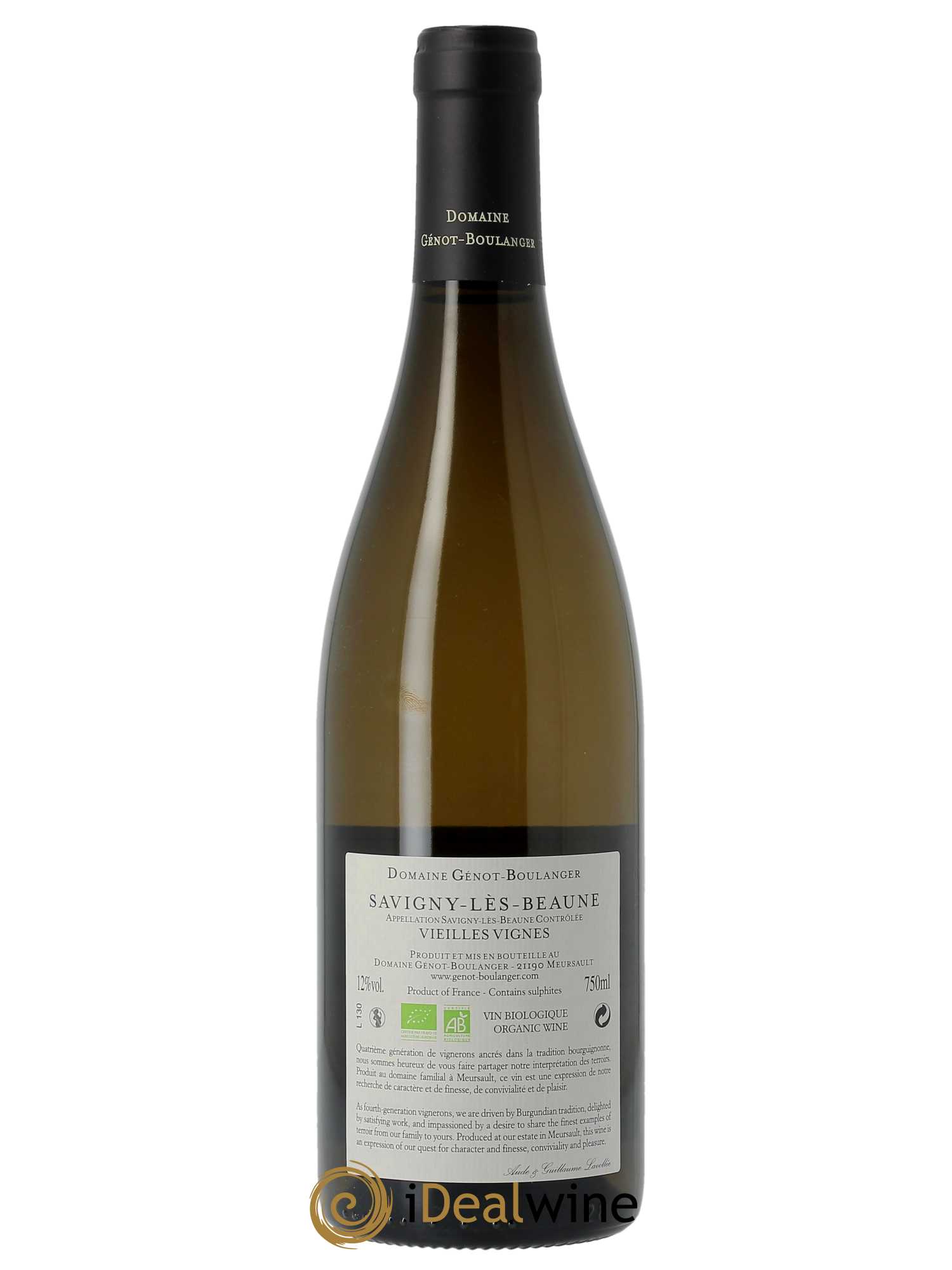 Savigny-lès-Beaune Vieilles vignes Génot-Boulanger (Domaine)  2020 - Lot de 1 Bouteille