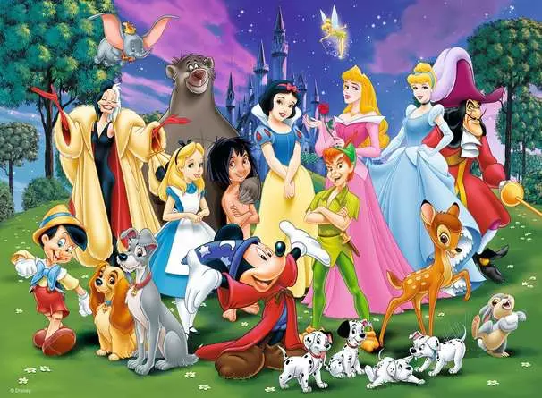 Kinderpuzzle ab 8 Jahren - Disney Lieblinge - 200 Teile