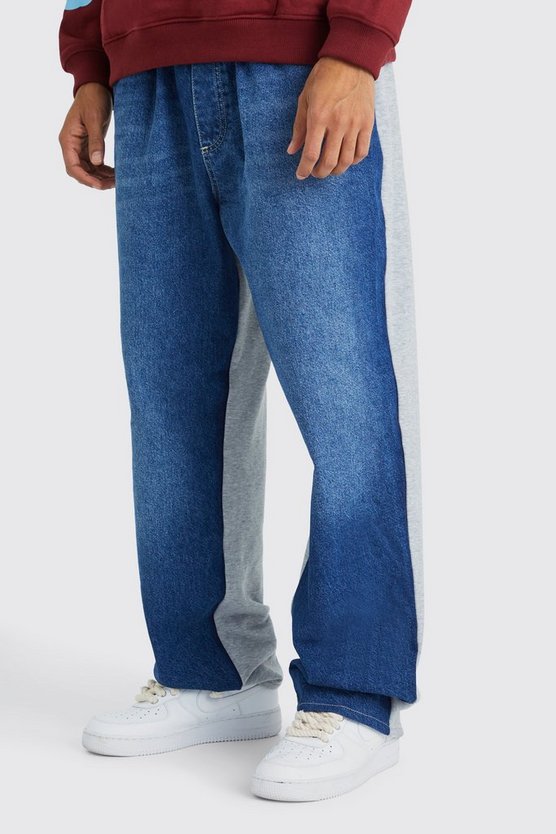 Tall lockere Jogger-Jeans mit elastischem Bund