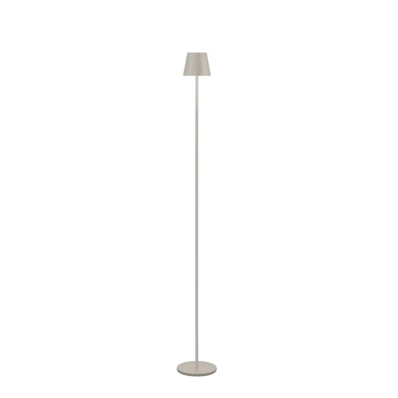 JUST LIGHT Akku-Stehleuchte EURIA, 1x LED-Board/2,50Watt/3000Kelvin, IP54, Greige