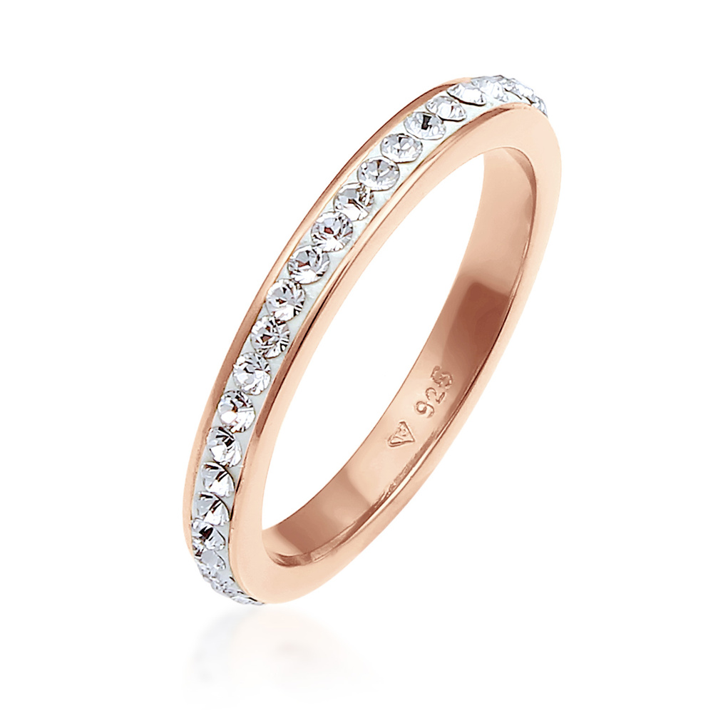 Elli Elli Bague Cristal 925 Argent Bague