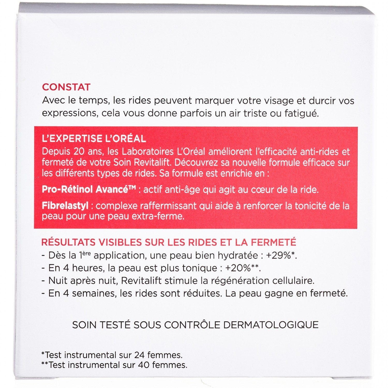 L'Oréal Paris Feuchtigkeitsspendende + Straffende Nachtcreme