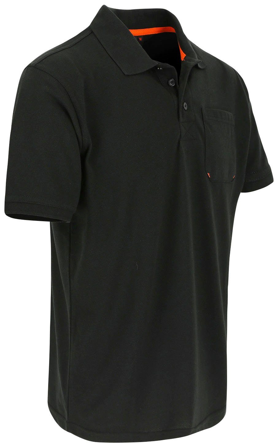 Herock Poloshirt Leo Polohemd Kurzärmlig Rippstrick-Kragen und Bündchen, 1 Brusttasche, verschiedene Farben