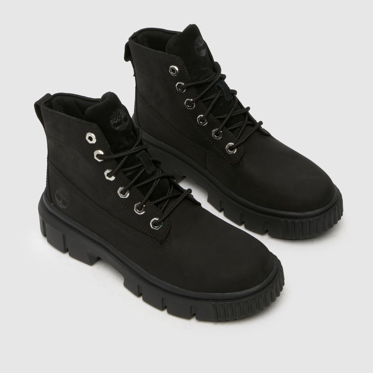 Timberland – Svarta gråfältstövlar