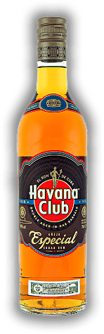 Havana Club Anejo Especial Havana Club Anejo Especial Dieser herzhafte, ausgewogene Blend verbindet die Leichtigkeit der jungen, weißen Rums mit dem kräftigen Aroma der älteren, dunklen Rums. 0,7	 Liter - Vol 40%