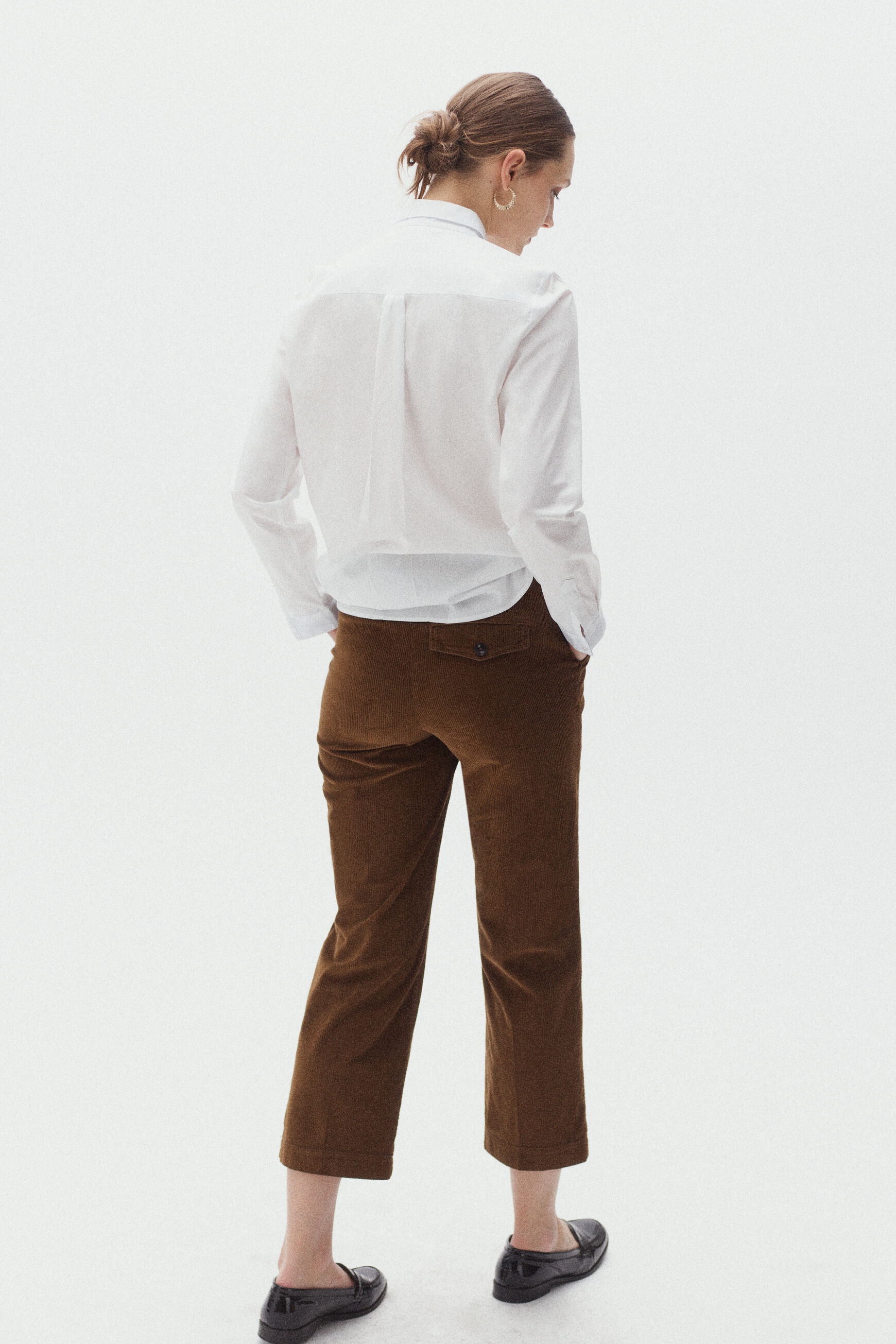 pantalon jordano taupe femme