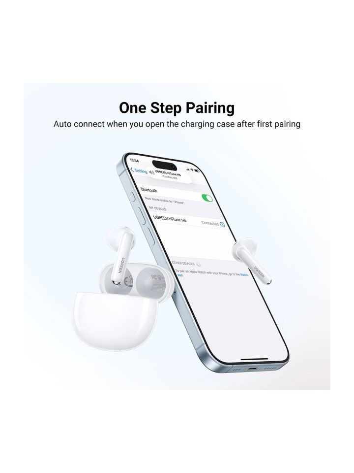 Ugreen In-Ear-Kopfhörer - HiTune H5 WS201 TWS kabellose Kopfhörer – weiß in Weiß günstig kaufen onesize