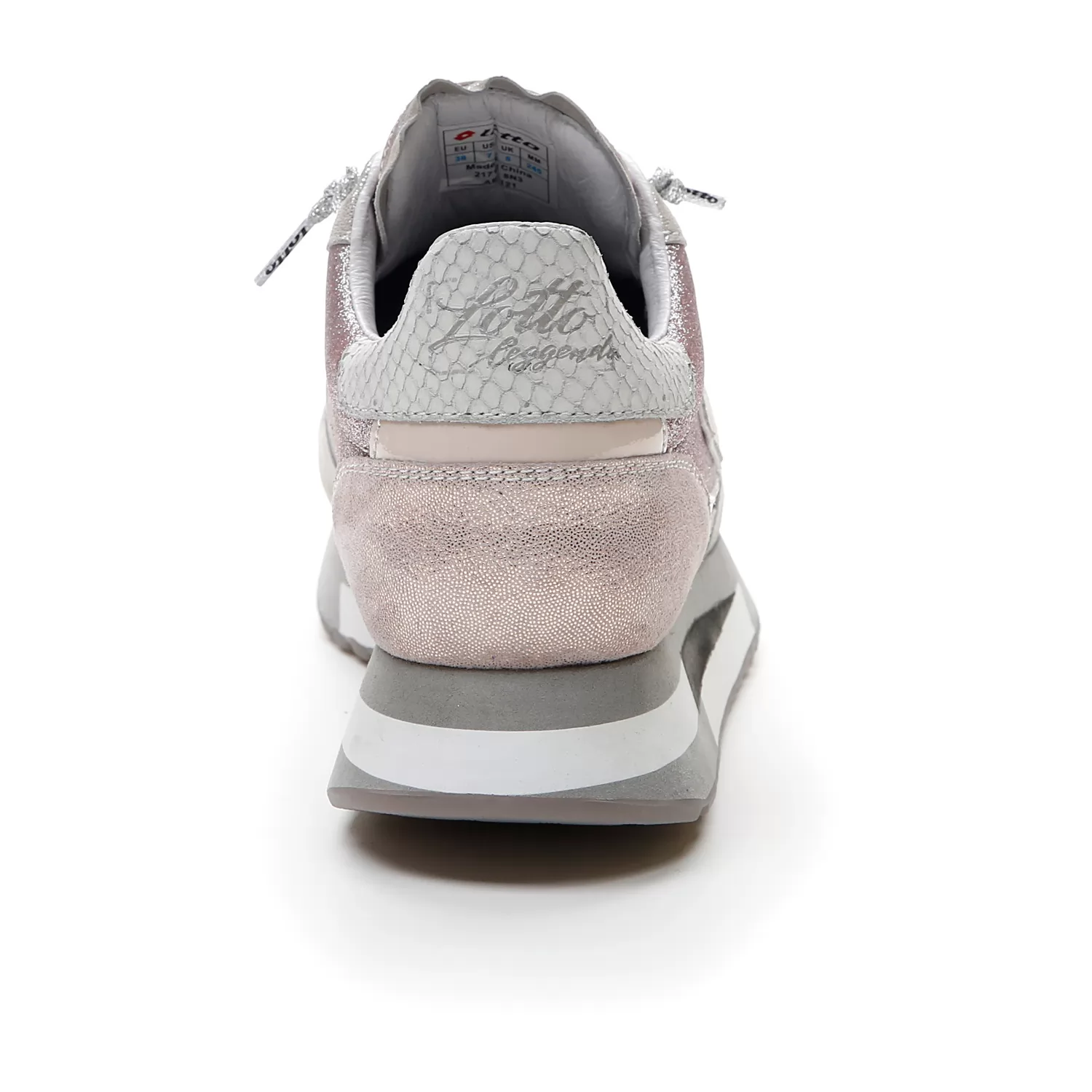 TOKYO WEDGE GLITTER W SILVER METAL 2/SVĚTLE FIALOVÁ