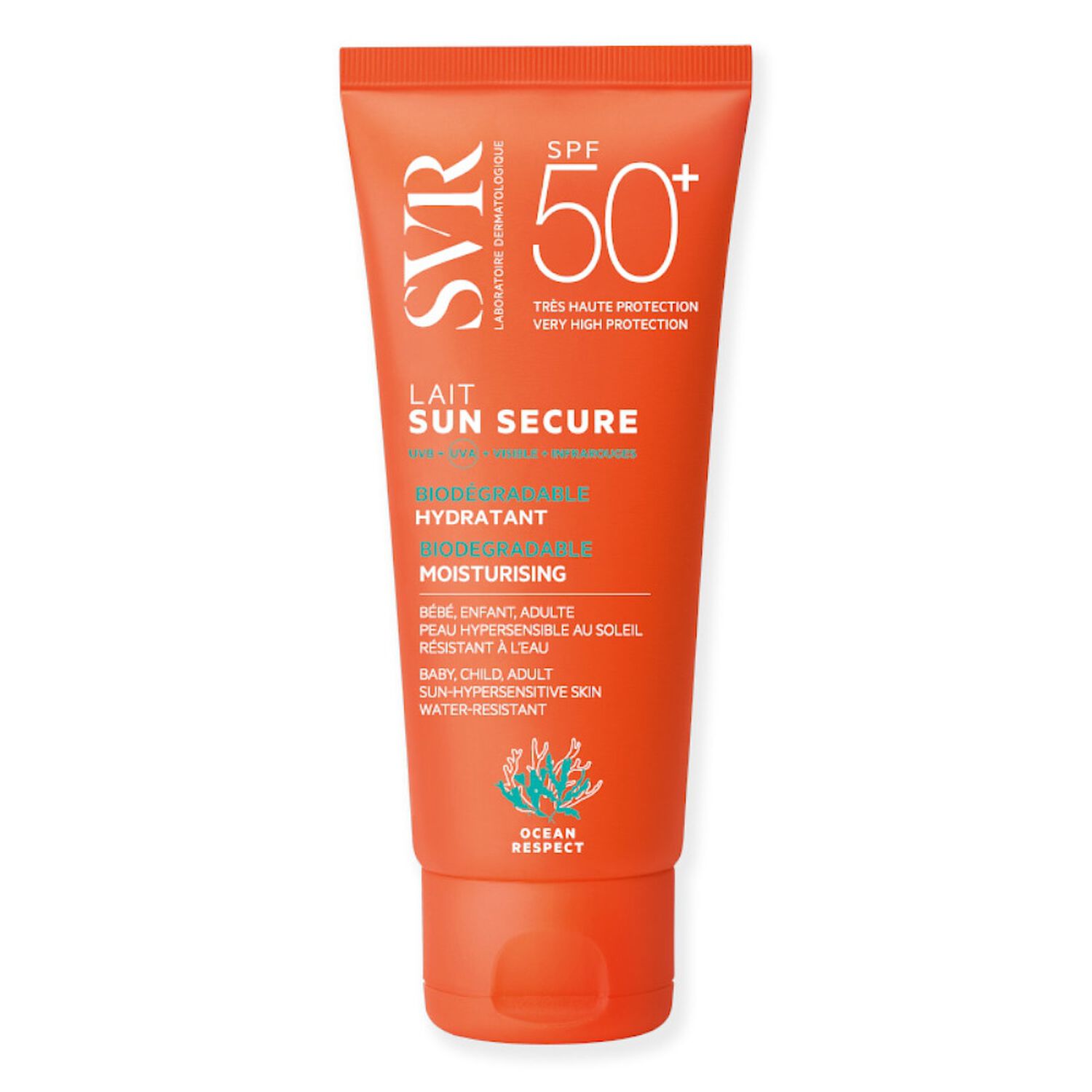 SVR Sun Secure Lait Biodégradable Hydratant SPF50+ 250 ml