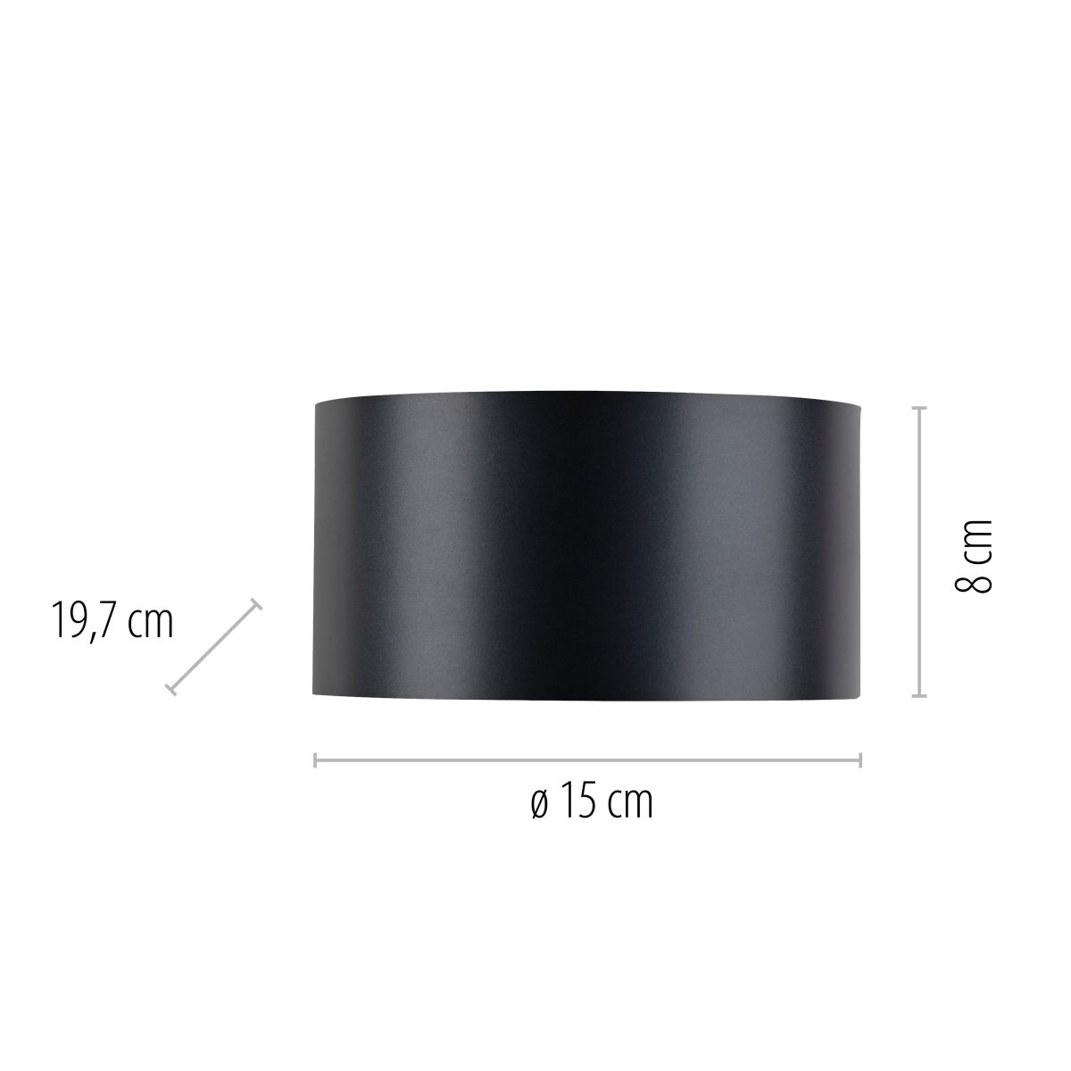 Paul Neuhaus LED Wandlampe Pure Clipse Grau