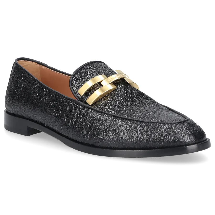Aquazzura - Loafer BRANDI Nappaleder - schwarz