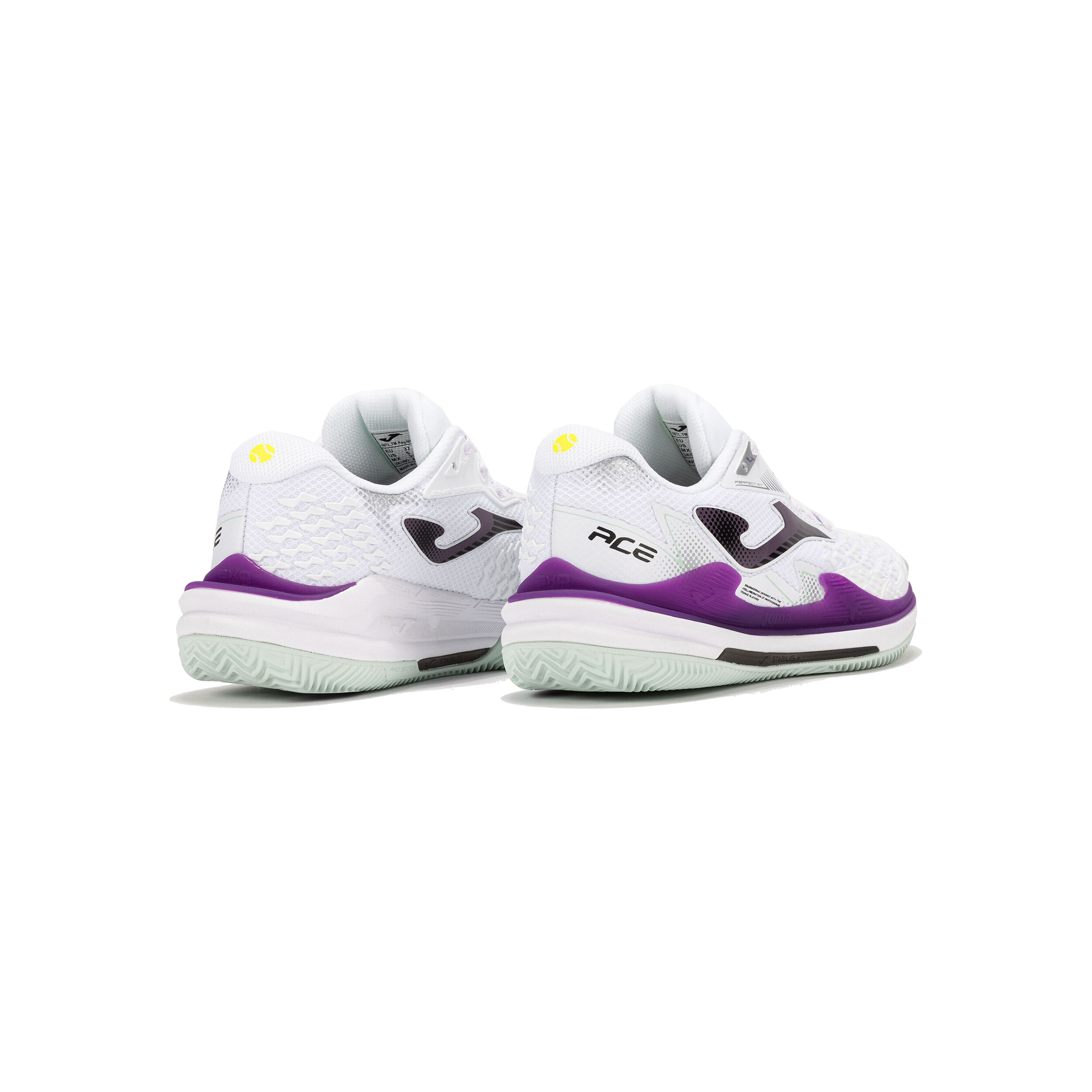 Ace Allcourtschuh Damen - Weiß, Lila