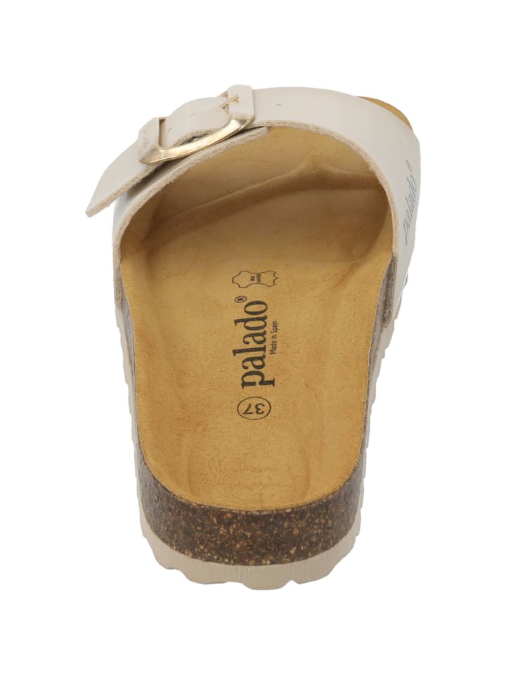 palado Pantoletten in beige lack günstig kaufen