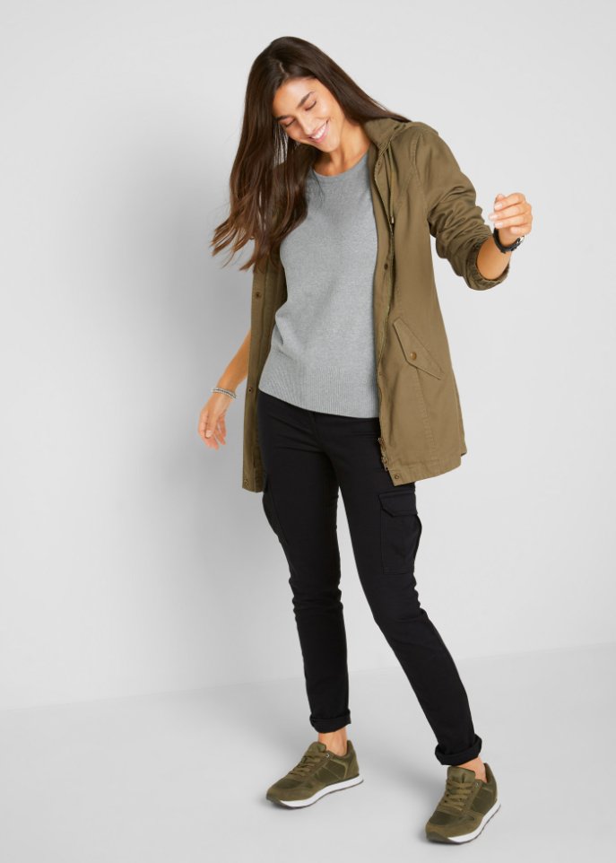 Basic Pullover mit recycelter Baumwolle