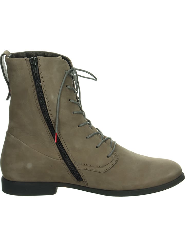 Think! Leder-Boots in Beige günstig kaufen