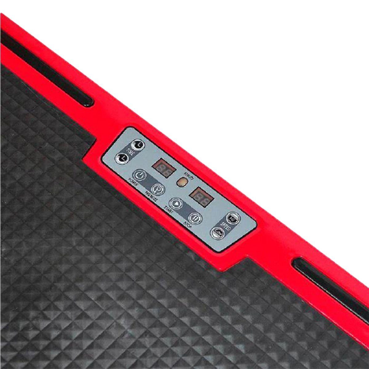 Gymform® Vibrationsplatte VibroMax Plus Trainingsplatte, 200,00 W, 99 Intensitätsstufen, (4 tlg), 10 Programme, inkl. Widerstandsbänder und Fernbedienung