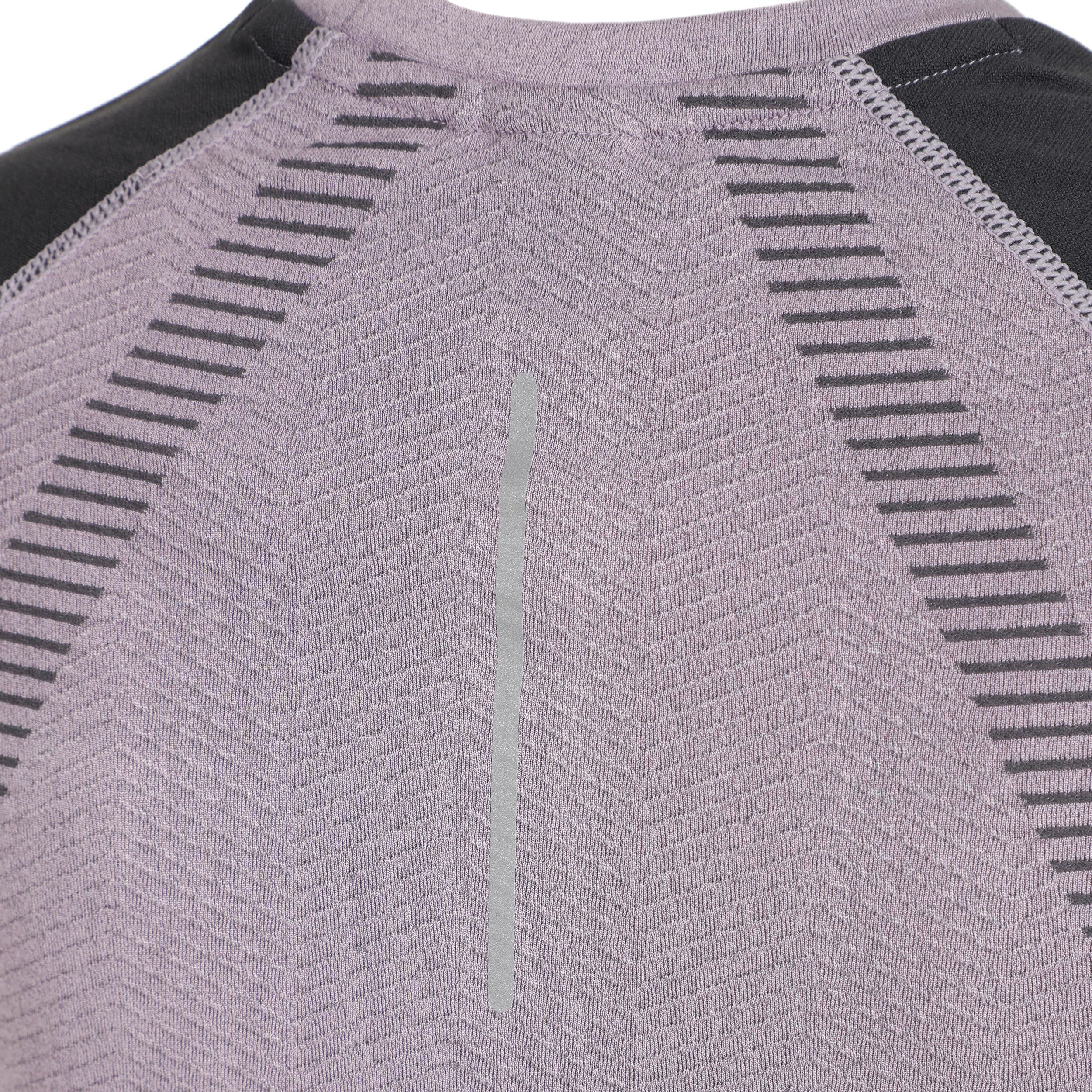 Pro Trail Fuseknitsleeve Laufshirt Damen - Flieder