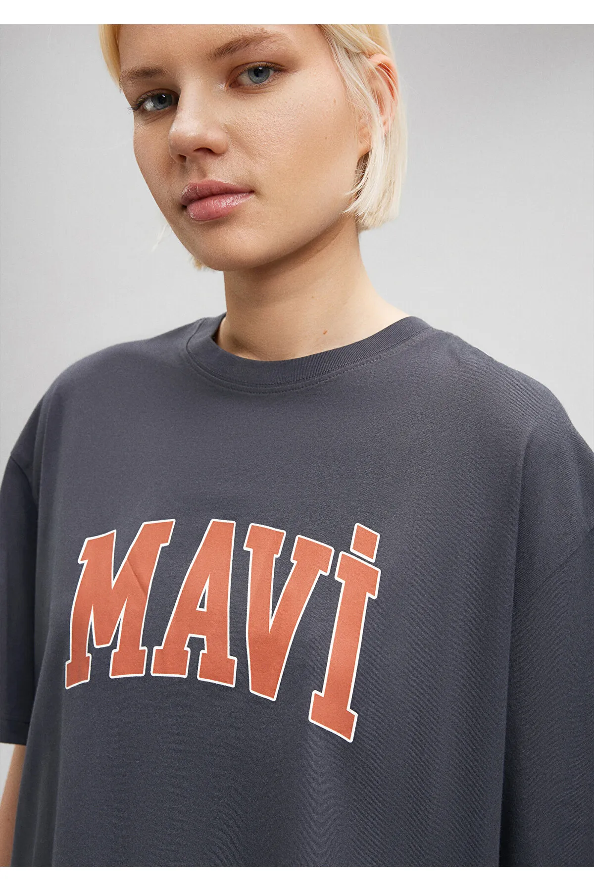 Mavi  T-Shirt - Grau - Relaxed Fit