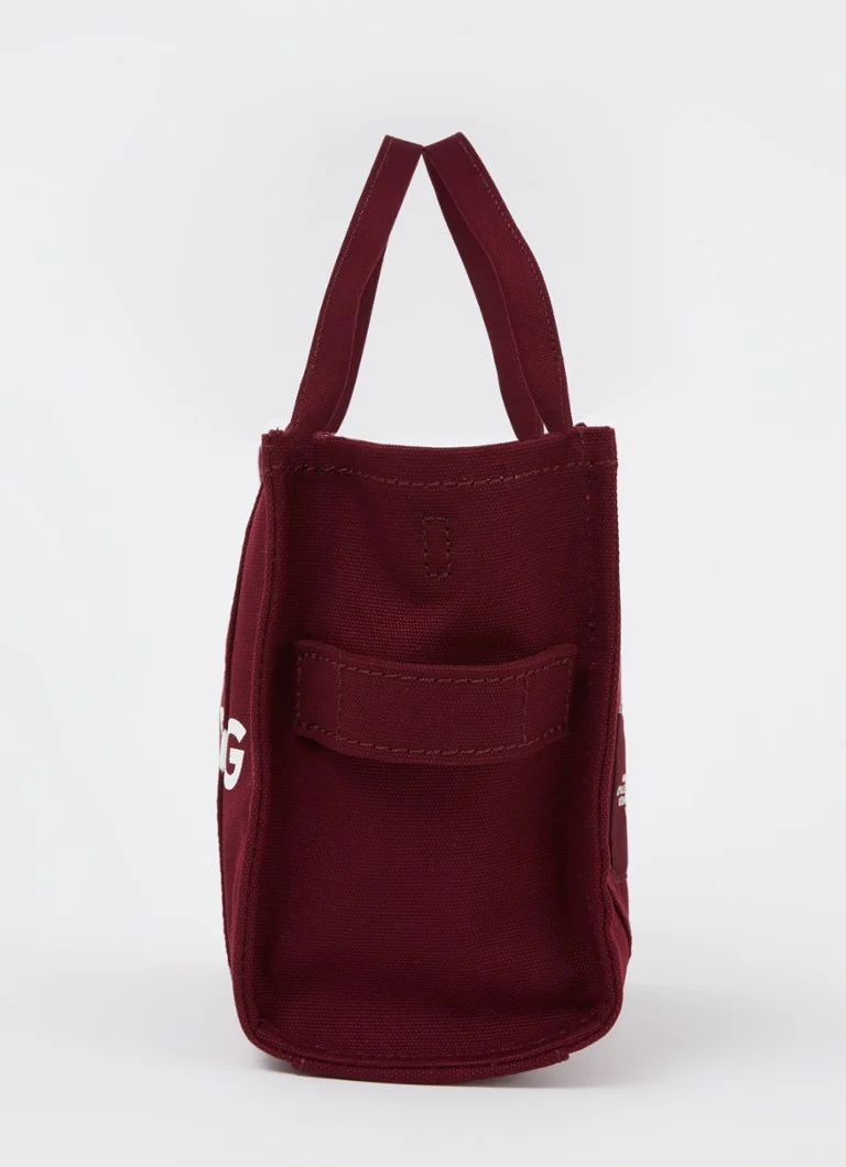Marc Jacobs The Small Tote audekla rokassoma ar logotipu