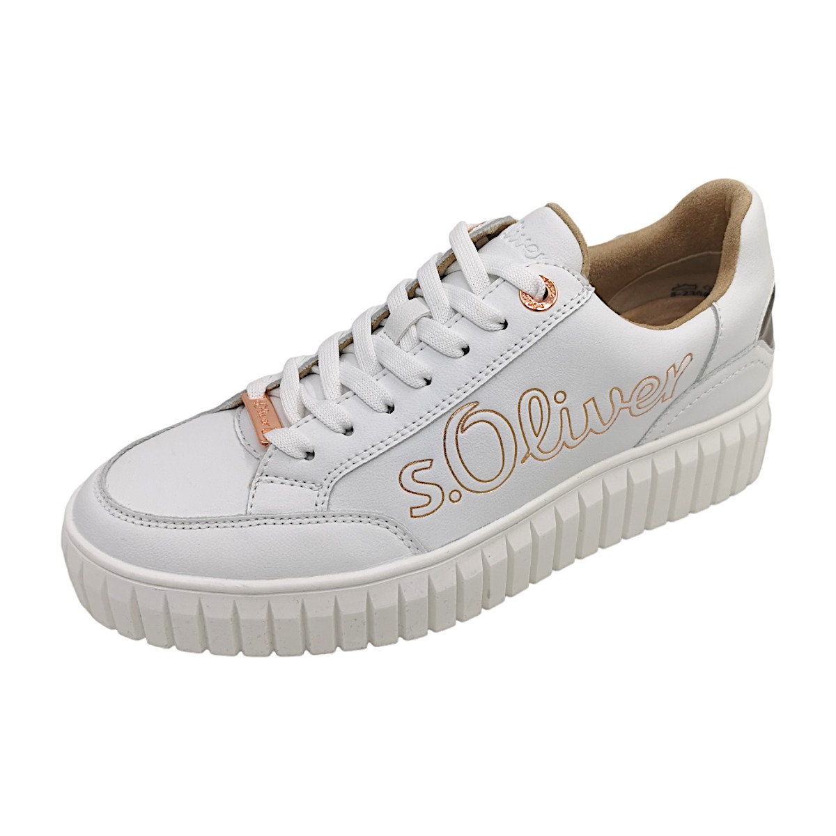 s.Oliver 5-23665-42/159 Weiß 159 White/ Rosegold