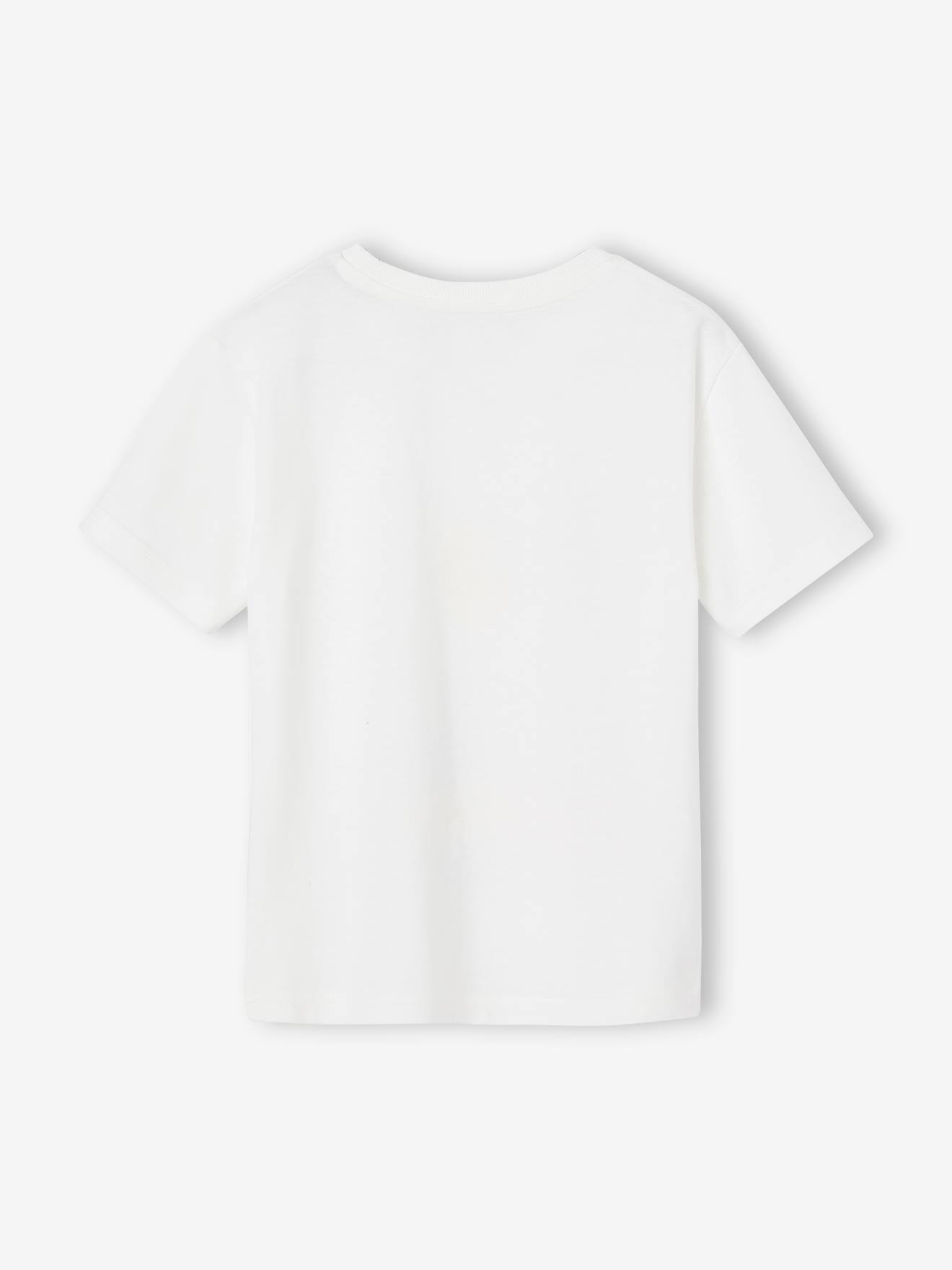 Vertbaudet Jungen T-Shirt, Reliefprint - wollweiß