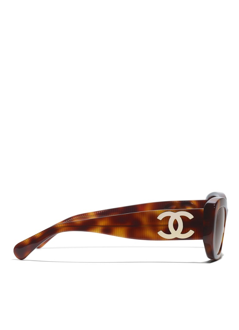 CHANEL  RECHTHOEKIGE ZONNEBRIL
