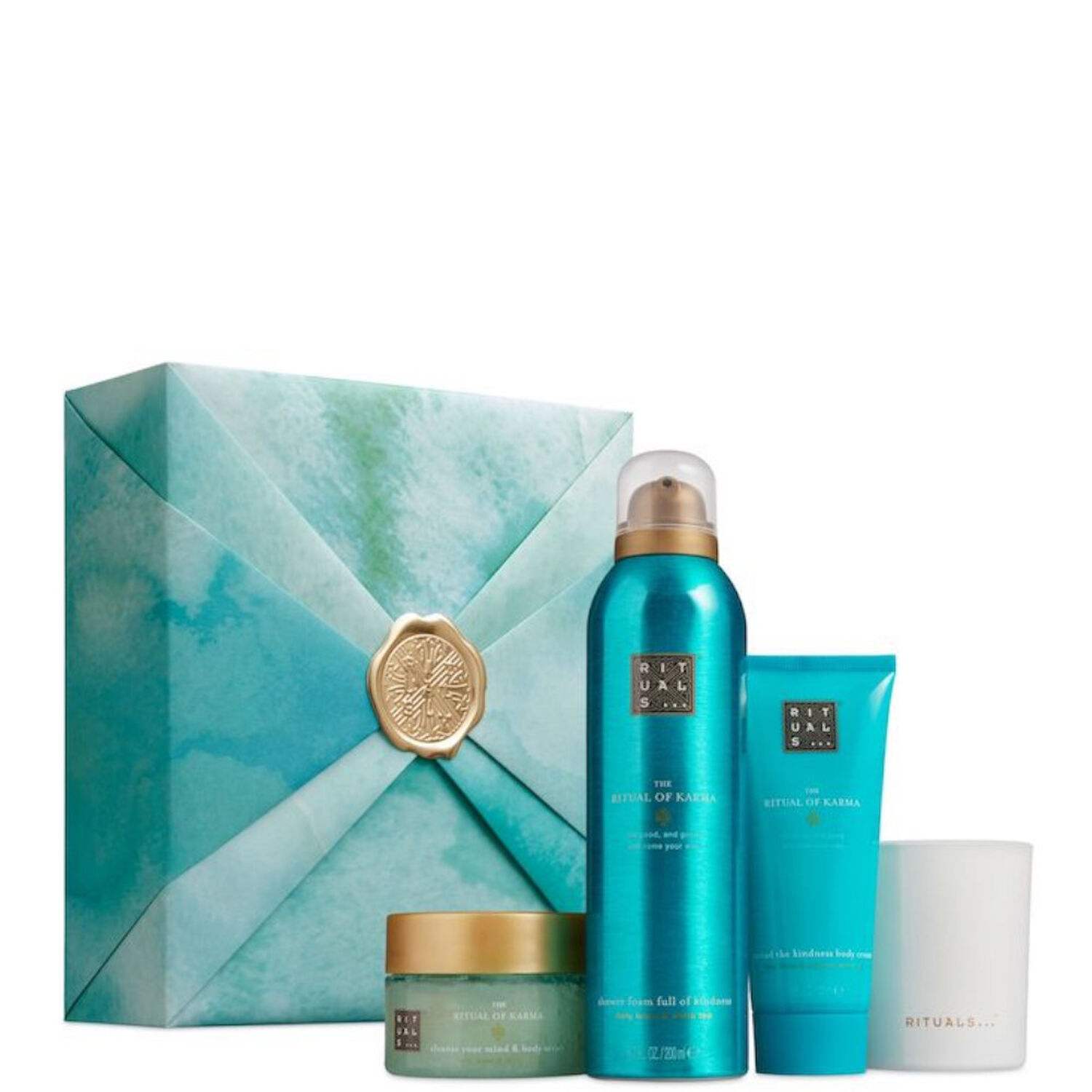 Rituals The Ritual of Karma Coffret M - Mousse de Douche 200 ml + 3 Produits