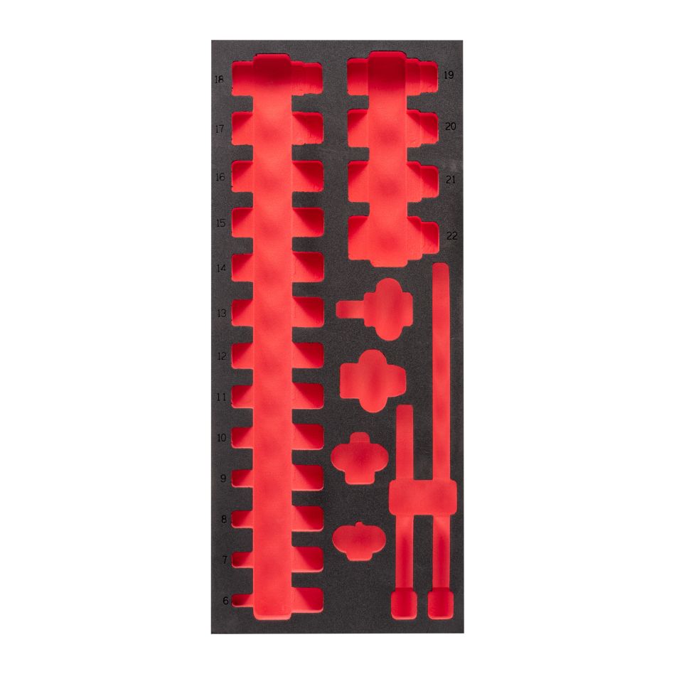 Milwaukee Accessoires 4932493389 Lege foam voor SHOCKWAVE â