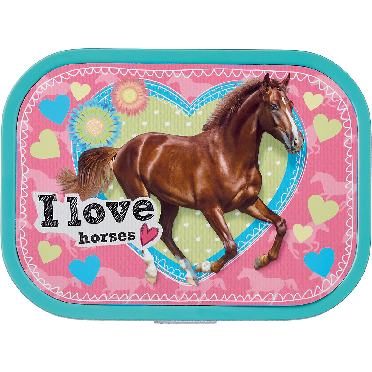 Brotdose Campus My Horse, inkl. Bento-Einsatz & Snackgabel