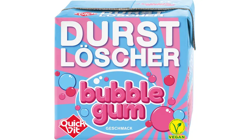 QuickVit Durstlöscher Bubble Gum 0.5 l
