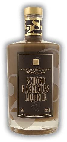 Lantenhammer Schoko-Haselnuss Liqueur Lantenhammer Schoko-Haselnuss Liqueur  0,5	 Liter - Vol 20%