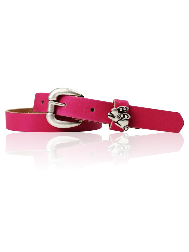 FRONHOFER Ledergürtel in Pink günstig kaufen