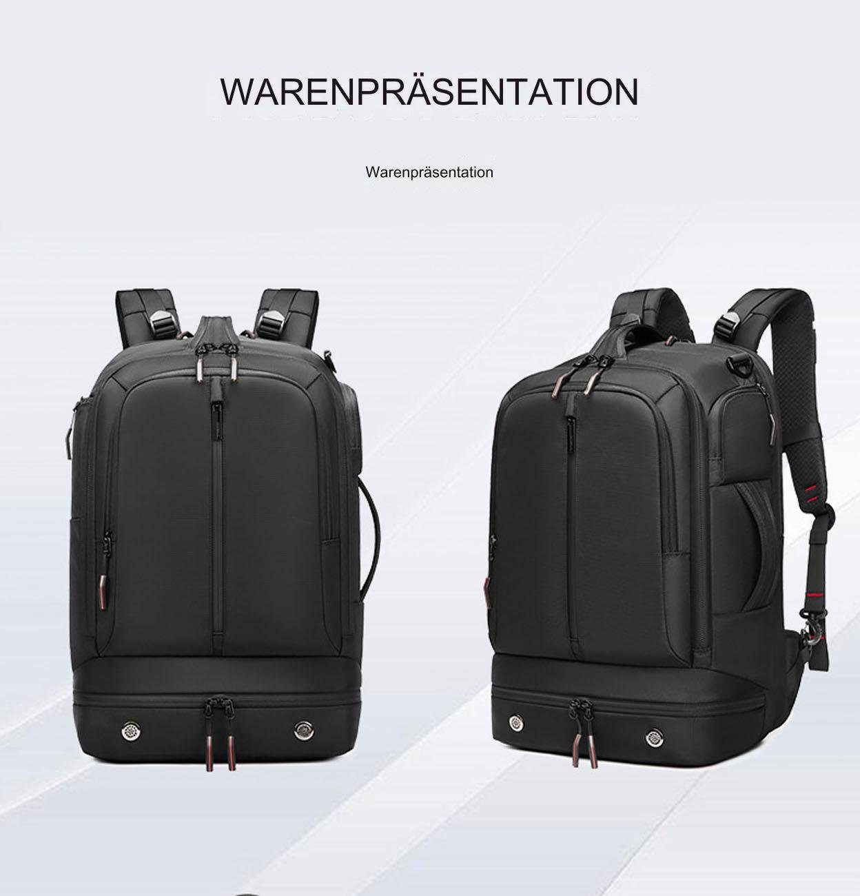 YYV Reiserucksack Reisetasche mit großem Fassungsvermögen, Perfekt für Sport, Reisen, Wandern und mehr.
