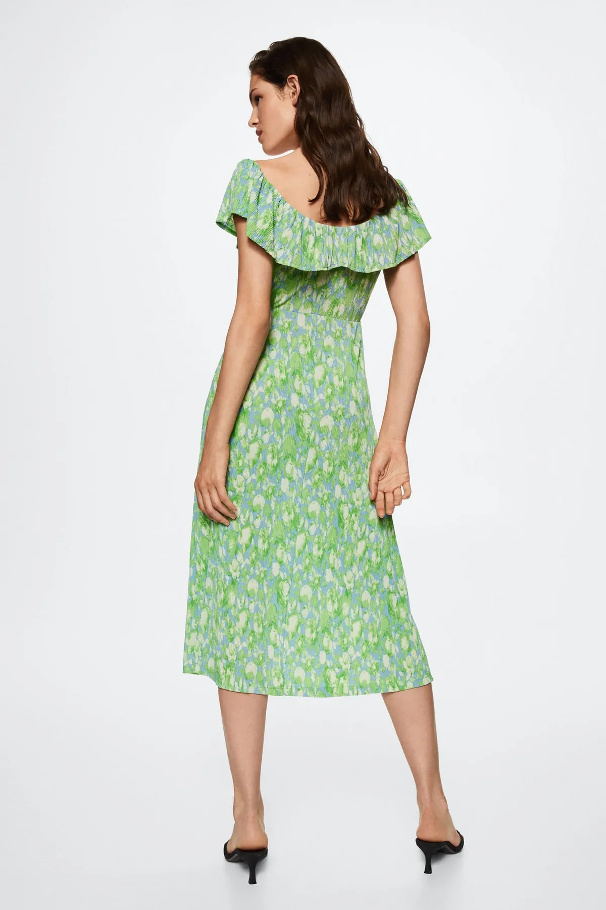 MANGO  Blaues Damenkleid 37050353