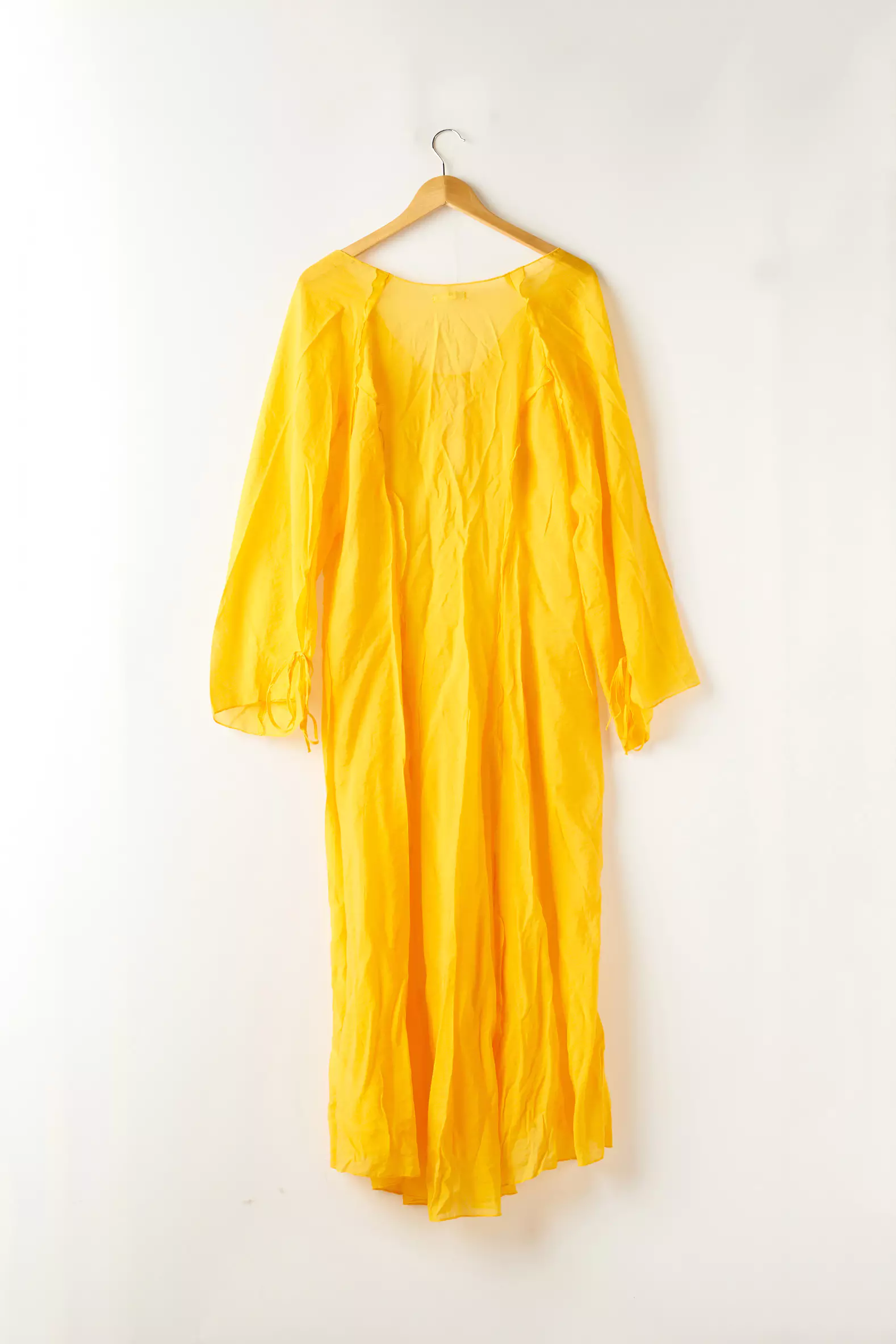H M Robes Longues Femme couleur jaune