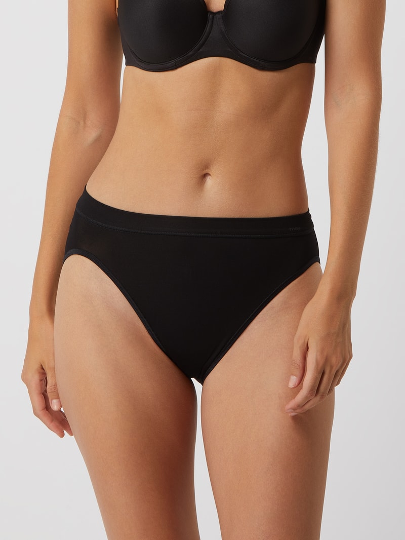 Slip aus Mesh Modell 'Emotion' in schwarz